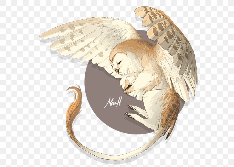 Owl Bird Griffin Legendary Creature Art, PNG, 600x587px, Owl, Art, Barn Owl, Beak, Bird Download Free