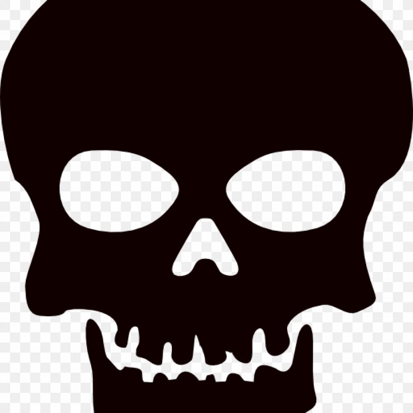 Clip Art Skull And Crossbones Openclipart Calavera, PNG, 1024x1024px, Skull, Bone, Calavera, Drawing, Facial Hair Download Free