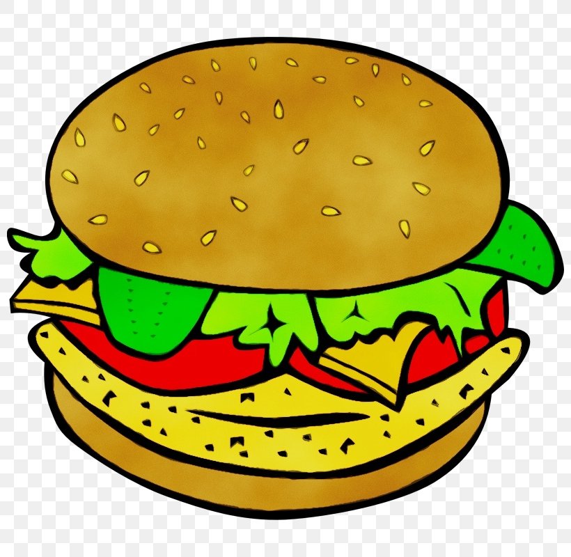 Junk Food Cartoon, PNG, 800x800px, Watercolor, Barbecue, Cheeseburger, Chicken Sandwich, Dinner Download Free