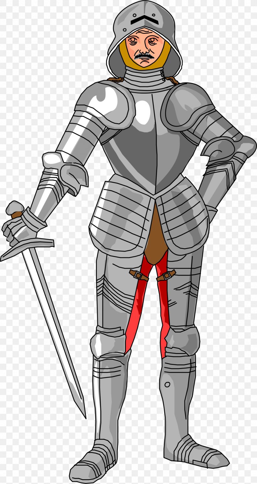 Knight Middle Ages Armour Clip Art, PNG, 1250x2355px, Knight, Armour, Art, Cartoon, Costume Download Free