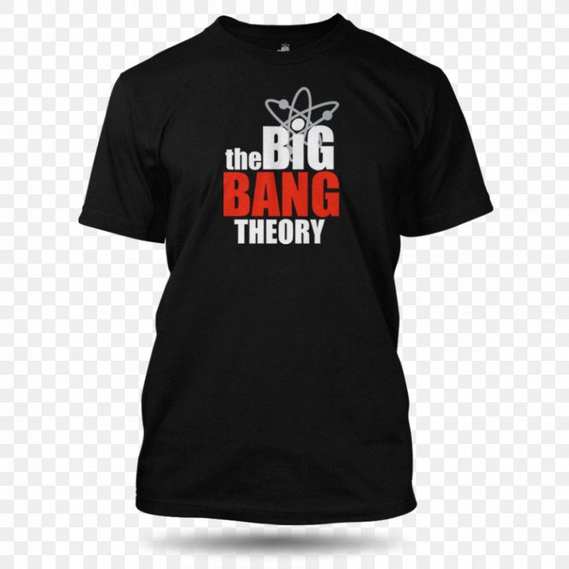 T-shirt Tričko Big Bang Theory Logo Pánské Champion Tričko Monoskop černé Pánské, PNG, 855x855px, Tshirt, Active Shirt, Big Bang Theory, Black, Brand Download Free