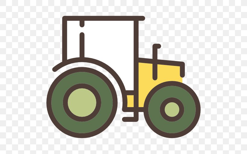 Tractor Icon, PNG, 512x512px, Tractor, Agricultural Machinery, Agriculture, Brand, Cartoon Download Free