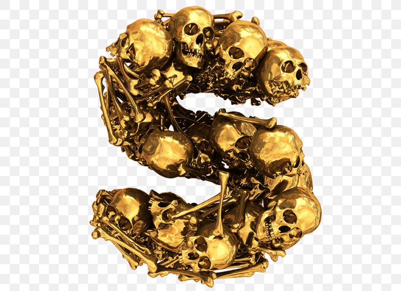 Gold Skull Font Typeface, PNG, 595x595px, Gold, Adventure, Adventure Film, Aztecs, Bone Download Free