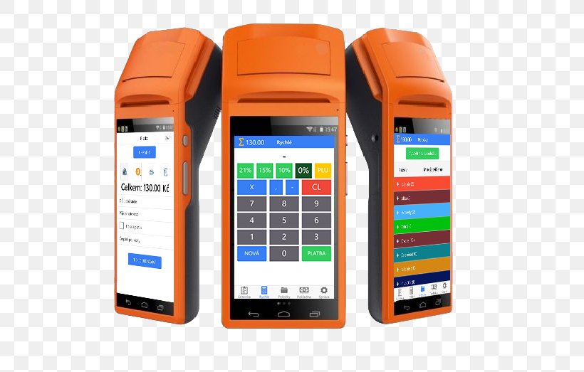 Thermal Printing Android Point Of Sale Printer Handheld Devices, PNG, 543x523px, Thermal Printing, Android, Barcode Printer, Communication Device, Electronics Download Free