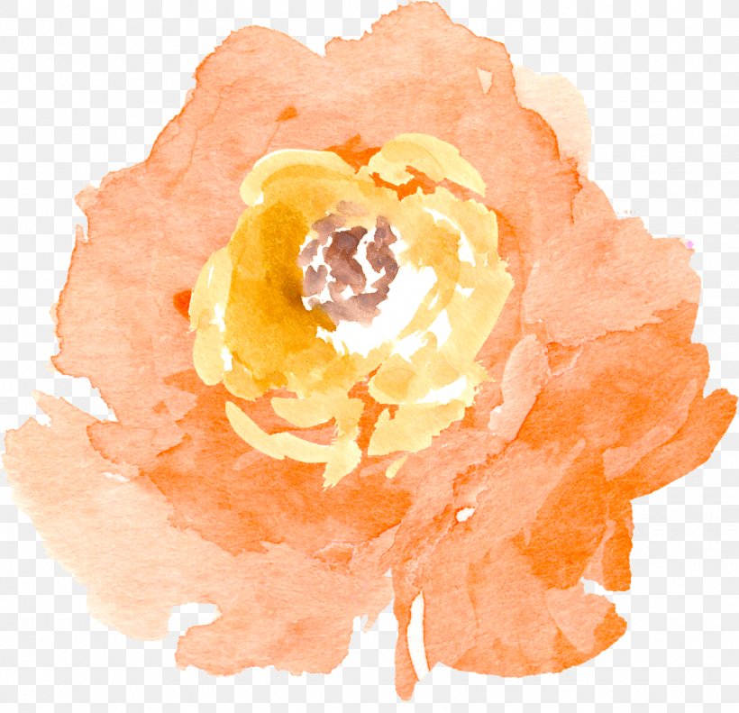Watercolor Painting Flower Desktop Wallpaper Clip Art, PNG, 1330x1283px, Watercolor Painting, Art, Drawing, Flower, Orange Download Free