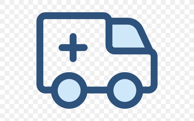 Ambulance Icon Design, PNG, 512x512px, Ambulance, Area, Blue, Brand, Emergency Download Free