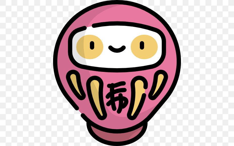 Daruma Doll Smiley Clip Art, PNG, 512x512px, Daruma Doll, Cheek, Doll, Emoticon, Face Download Free