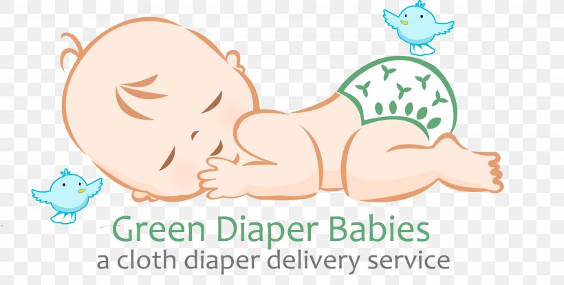 Green Diaper Babies Infant Cloth Diaper Toilet Training, PNG, 3109x1571px, Watercolor, Cartoon, Flower, Frame, Heart Download Free