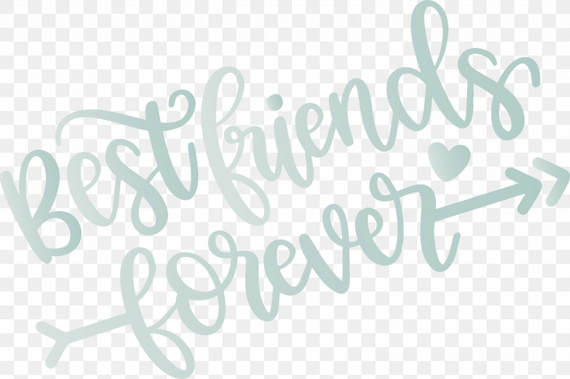 Logo Font Handwriting Area Line, PNG, 3000x1998px, Best Friends Forever, Area, Friendship Day, Handwriting, Line Download Free