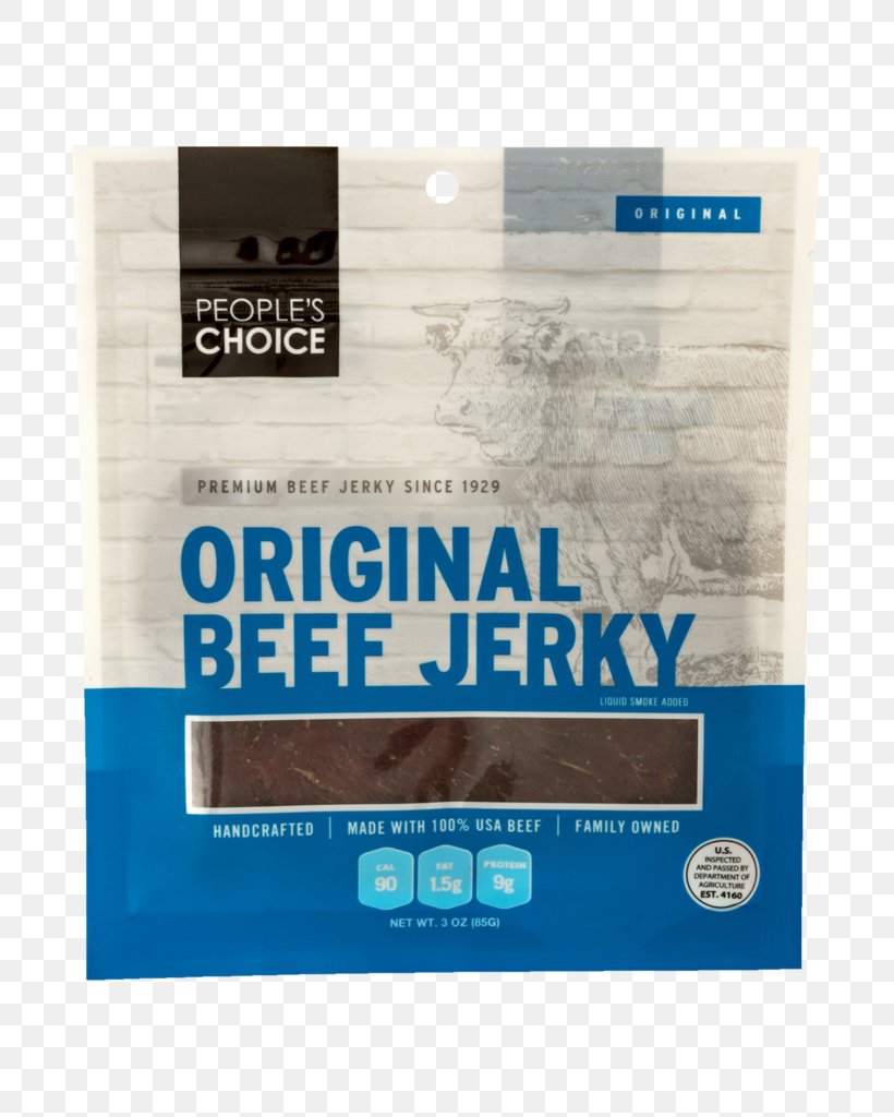 People's Choice Beef Jerky Meat Protein, PNG, 692x1024px, Jerky, Beef, Black Pepper, Brand, Brown Sugar Download Free