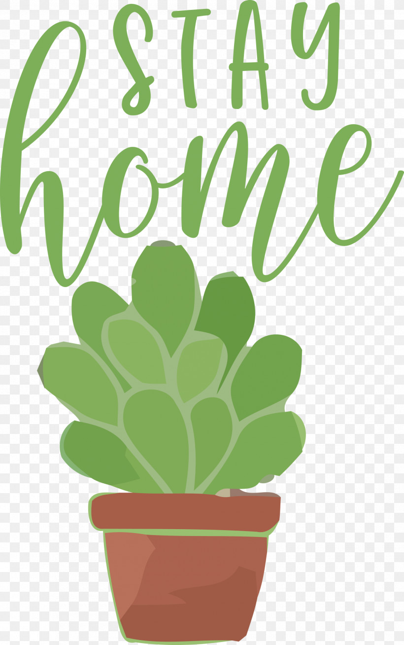 STAY HOME, PNG, 1880x3000px, Stay Home, Biology, Flower, Flowerpot, Green Download Free