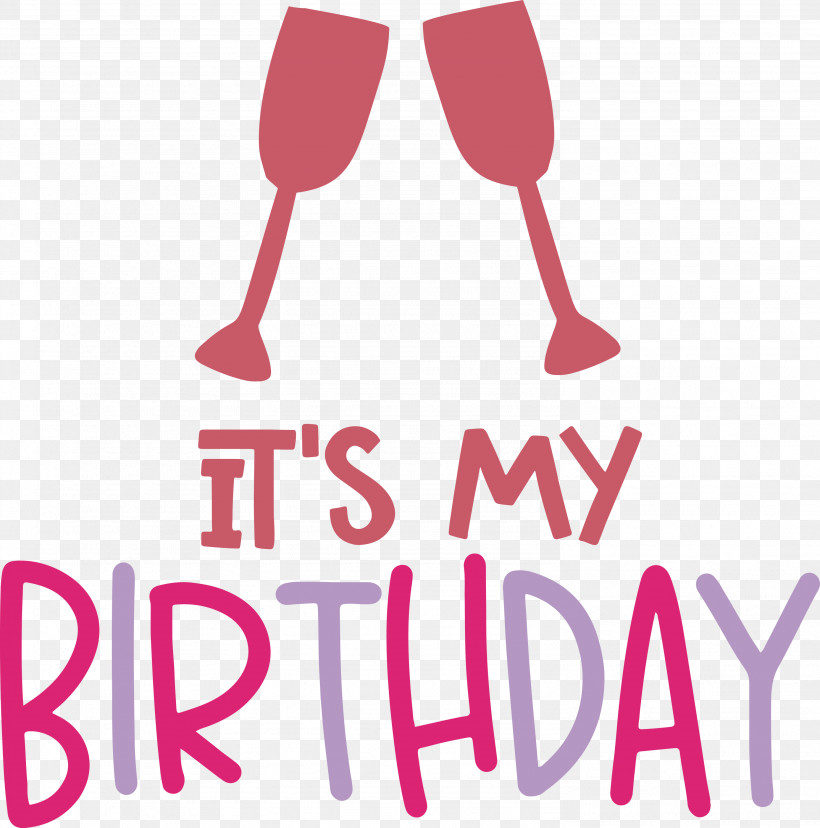 Birthday My Birthday, PNG, 2968x3000px, Birthday, Logo, My Birthday, Stemware, Text Download Free