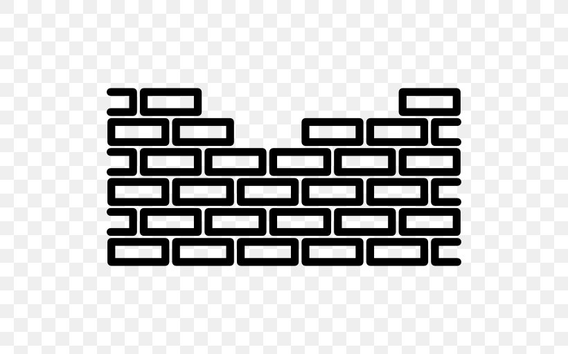 Brick Wall Logo Panelling Building, PNG, 512x512px, Brick, Architectural Engineering, Area, Black And White, Brickwork Download Free