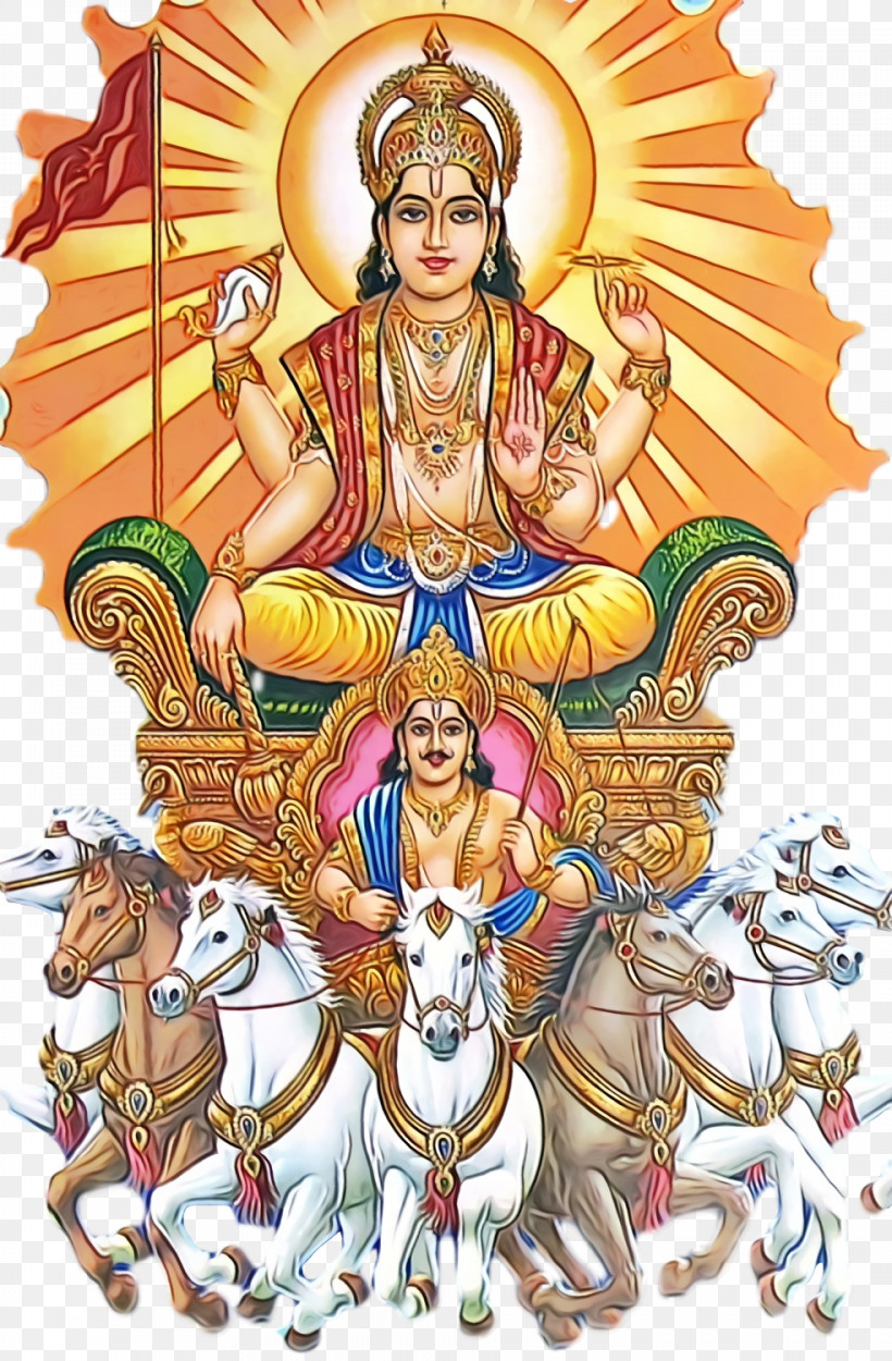 Cartoon Solar Deity Sun, PNG, 984x1500px, Ratha Saptami, Cartoon, Magha Saptami, Paint, Solar Deity Download Free