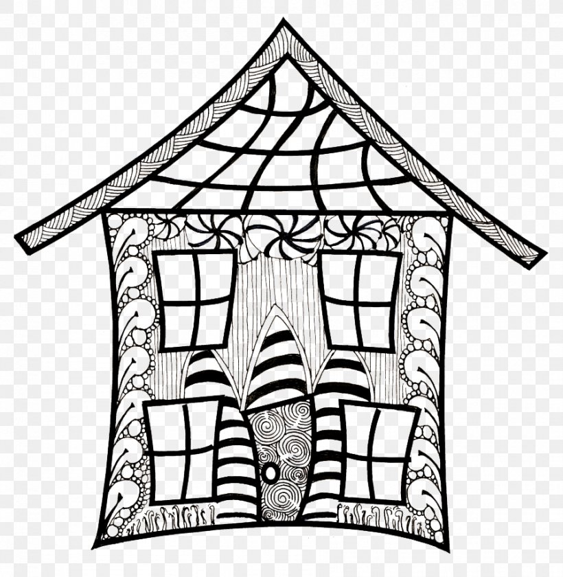 Doodle House Drawing Clip Art, PNG, 893x915px, Doodle, Area, Art, Black, Black And White Download Free