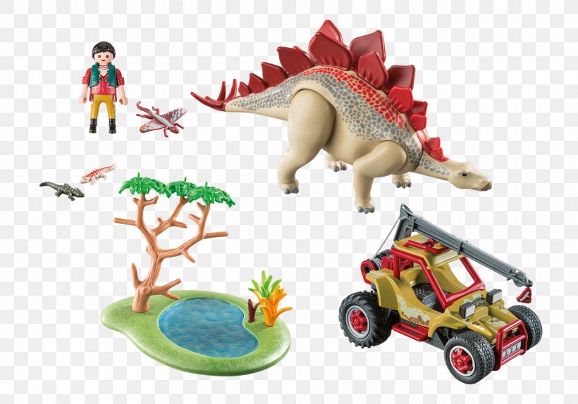 Playmobil Explorer Vehicle With Stegosaurus 9432 Dinosaur, PNG, 1920x1344px, Stegosaurus, Animal Figure, Dinosaur, Organism, Playmobil Download Free