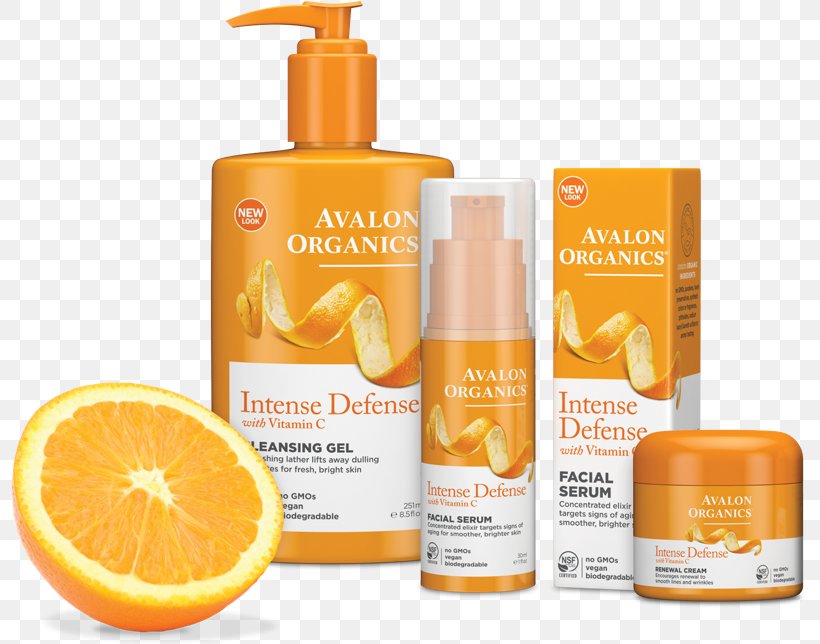 Avalon Organics Vitamin C Renewal Vitality Facial Serum Avalon Organics Intense Defense Vitamin C Renewal Cream Avalon Organics Intense Defense With Vitamin C, PNG, 800x644px, Vitamin, Chemistry Of Ascorbic Acid, Cream, Food, Liquid Download Free