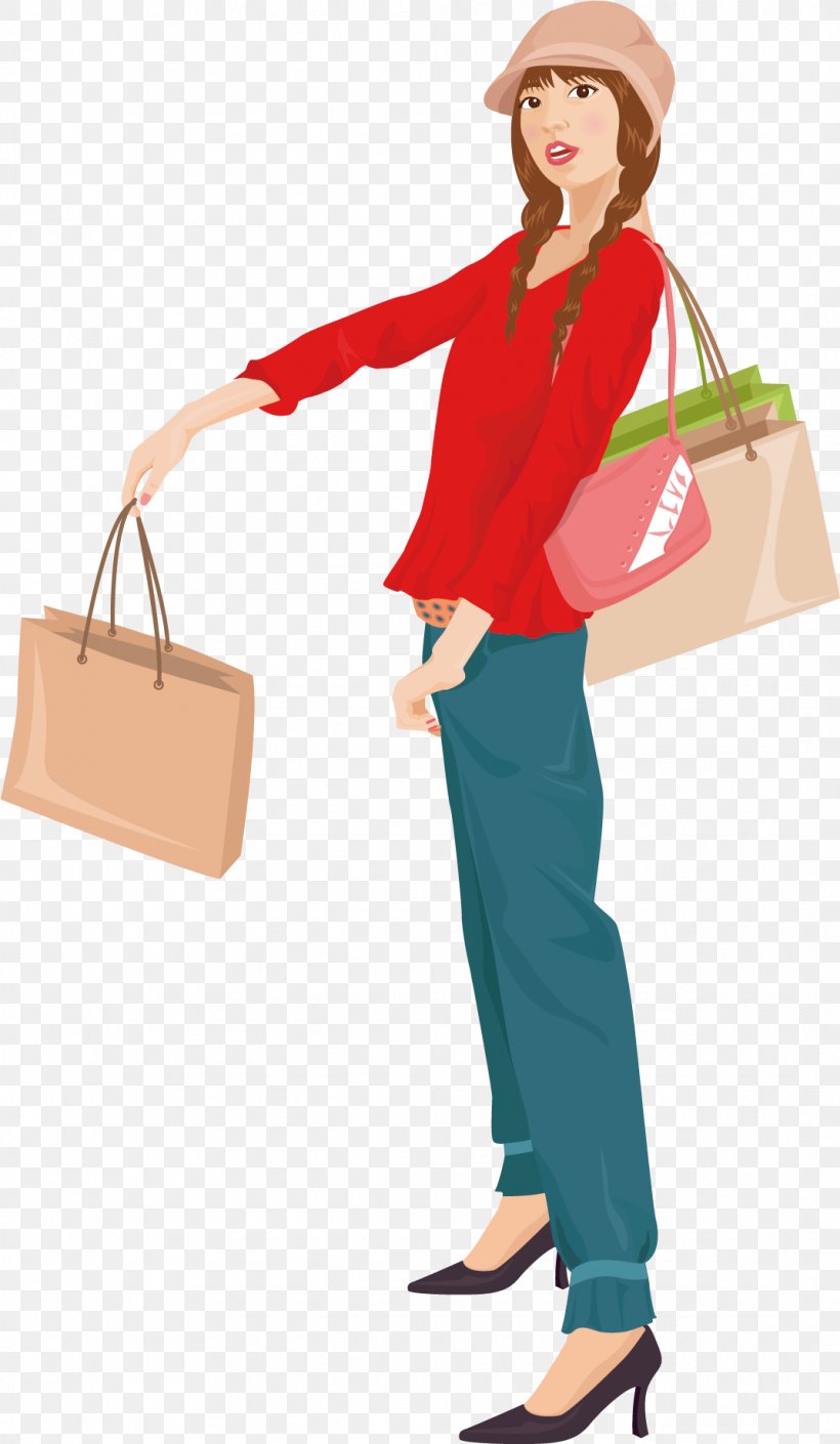 Online Shopping Woman Illustration, PNG, 1071x1842px, Shopping, Bijin, Cartoon, Human Behavior, Internet Download Free
