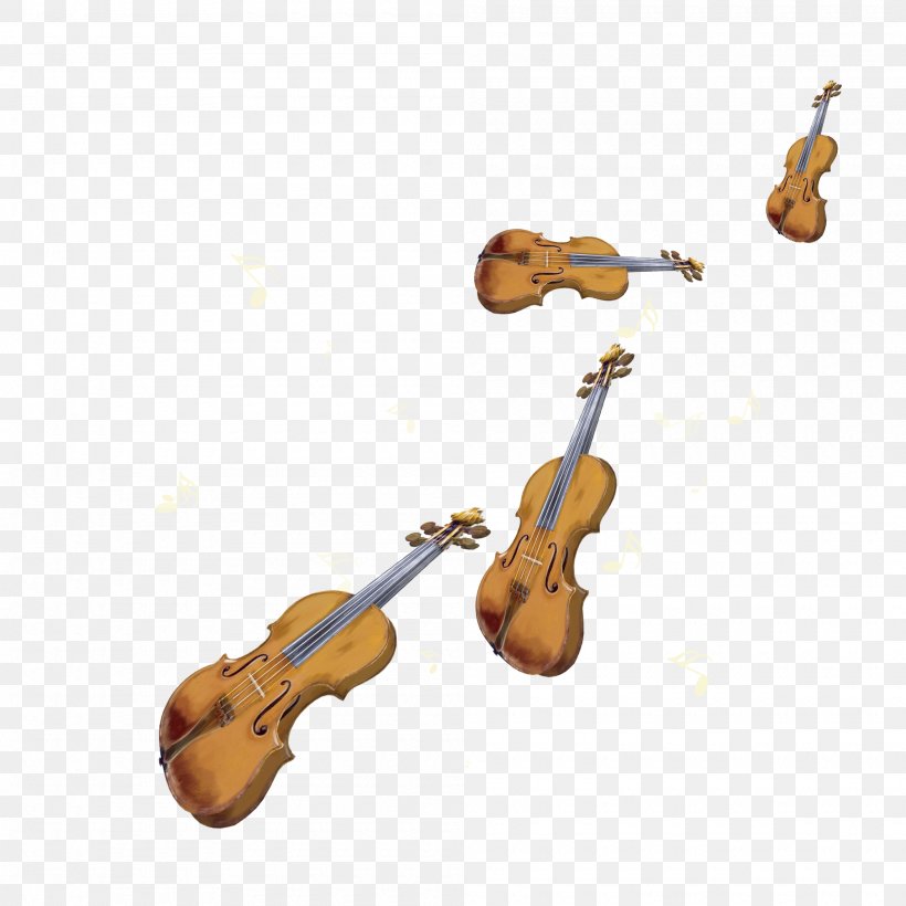 Musical Instruments Violin Musical Note Bass Guitar, PNG, 2000x2000px, Watercolor, Cartoon, Flower, Frame, Heart Download Free