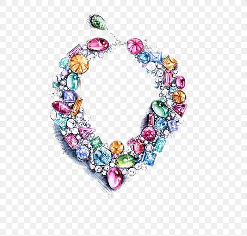 Jewellery Necklace Drawing Gemstone Diamond, PNG, 564x782px, Jewellery, Bitxi, Body Jewelry, Bracelet, Diamond Download Free