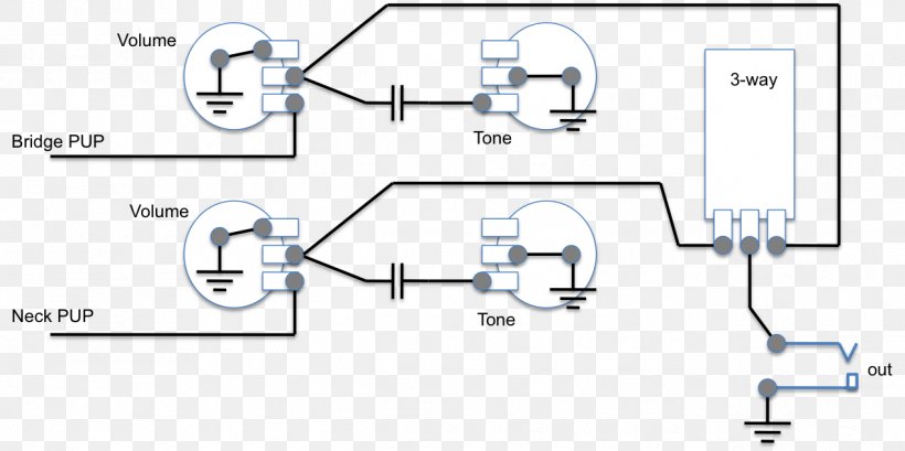 Wiring Diagram Gibson ES-335 Semi-acoustic Guitar Electrical Wires & Cable Gibson Les Paul, PNG, 1268x633px, Wiring Diagram, Archtop Guitar, Area, Diagram, Electric Guitar Download Free