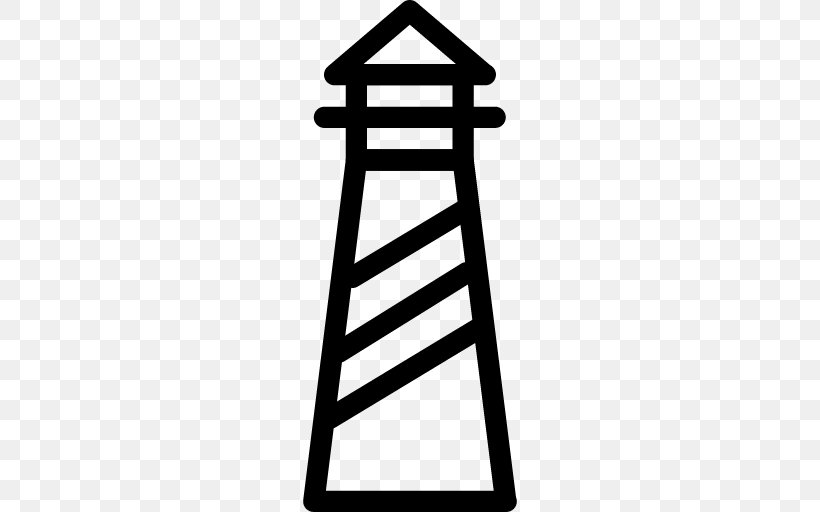 Lighthouse Vector, PNG, 512x512px, Lighthouse, Black And White, Building, Maisonphare, Monochrome Photography Download Free