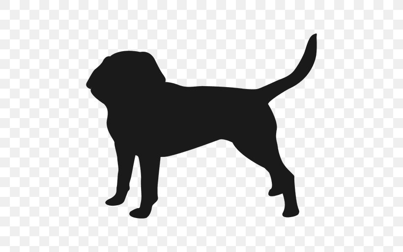 Puppy Labrador Retriever Dog Breed Animal Clip Art, PNG, 512x512px, Puppy, Animal, Black, Black And White, Canidae Download Free