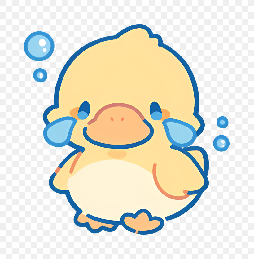 Cute Crying Duckling PNG