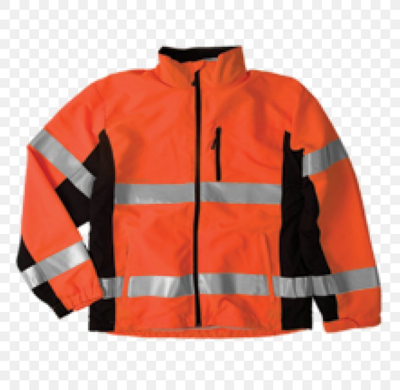 High-visibility Clothing T-shirt Jacket Windbreaker, PNG, 800x800px, Highvisibility Clothing, Clothing, Flight Jacket, Gilets, Jacket Download Free