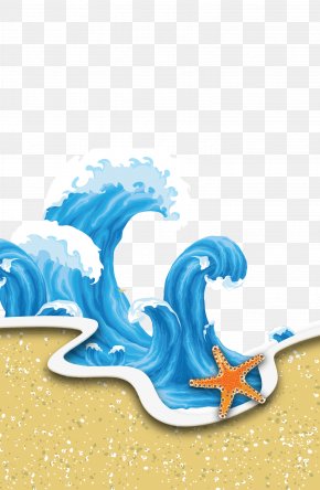 Blue Wave - Wind Wave Cartoon PNG