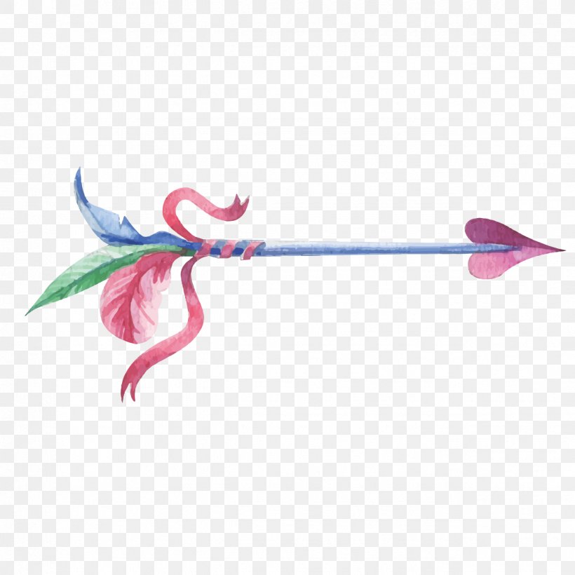 Arrow Feather Euclidean Vector, PNG, 1276x1276px, Feather, Designer, Drawing, Magenta, Petal Download Free
