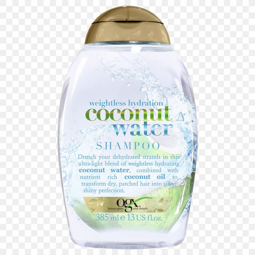 OGX Weightless Hydration Coconut Water Shampoo OGX Nourishing Coconut Milk Shampoo, PNG, 1280x1280px, Coconut Water, Body Wash, Coconut, Cosmetics, Hair Download Free