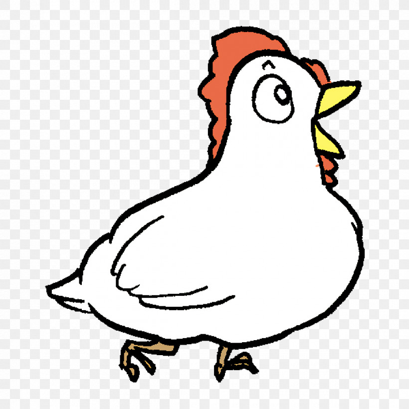 Chicken Ducks Birds Water Bird Line Art, PNG, 1200x1200px, Chicken, Area, Beak, Birds, Cartoon Download Free