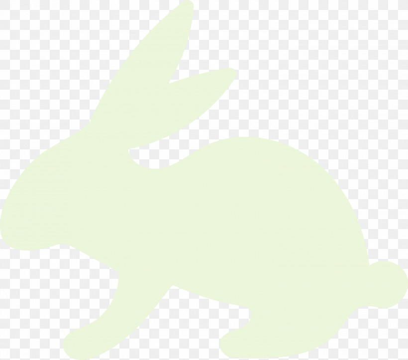 Easter Bunny, PNG, 3000x2646px, Watercolor, Cartoon, Easter Bunny, Hare, Paint Download Free