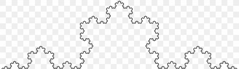 Fractal Koch Snowflake Cantor Set Mandelbrot Set Geometry, PNG, 2000x580px, Watercolor, Cartoon, Flower, Frame, Heart Download Free