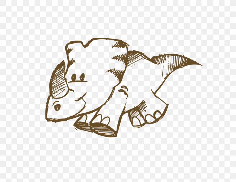 Rhinoceros Drawing Sketch, PNG, 1000x771px, Rhinoceros, Art, Brand, Cartoon, Dinosaur Download Free