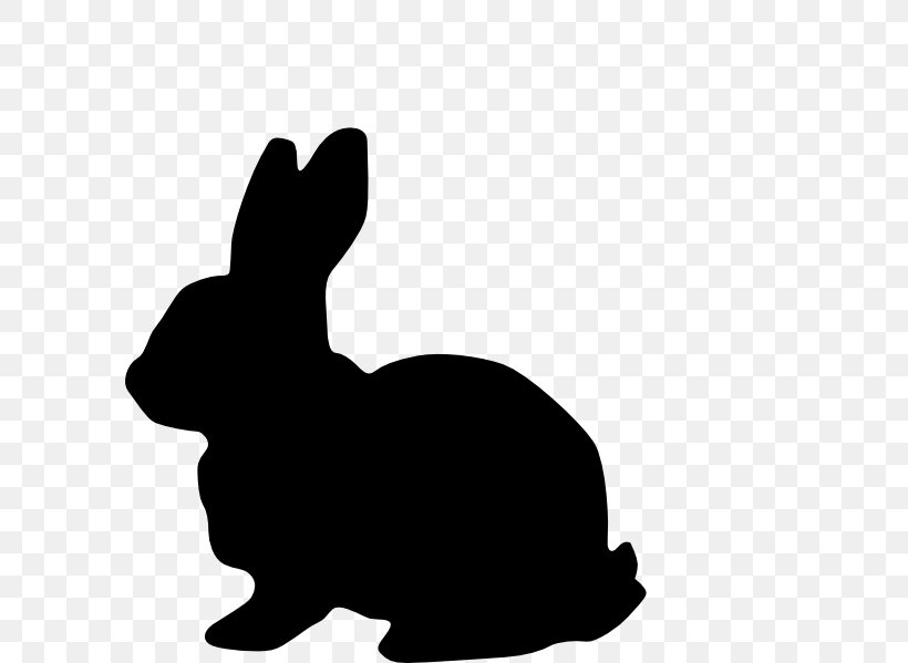 Hare Easter Bunny Vector Graphics Clip Art Rabbit, PNG, 594x599px, Hare, Animal Figure, Animal Silhouettes, Blackandwhite, Domestic Rabbit Download Free