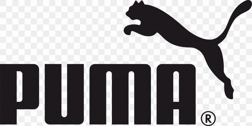 Puma Logo Cougar Brand Sneakers, PNG, 7045x3544px, Puma, Adidas, Black And White, Brand, Clothing Download Free