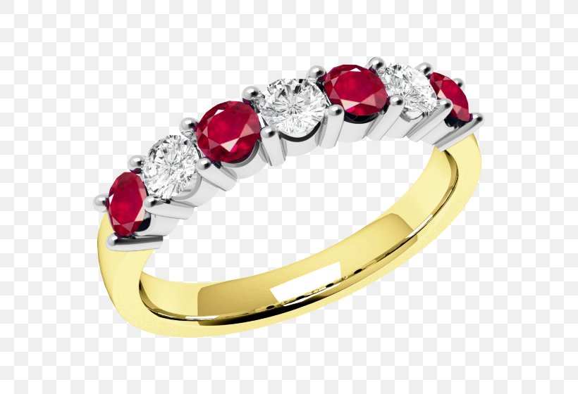 Ruby Earring Diamond Eternity Ring, PNG, 560x560px, Ruby, Body Jewelry, Brilliant, Carat, Diamond Download Free