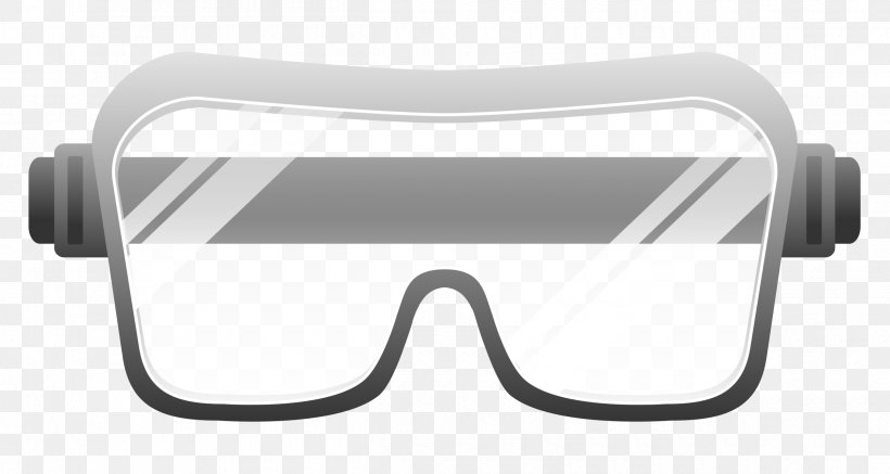 Goggles Safety Glasses Clip Art, PNG, 2400x1280px, Goggles, Drawing, Eyewear, Glasses, Personal Protective Equipment Download Free
