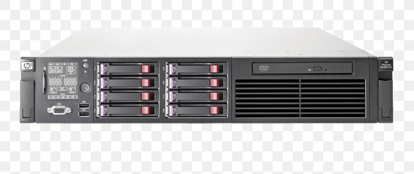 Hewlett-Packard HP ProLiant DL380 G6 Computer Servers HP ProLiant DL360 G6, PNG, 800x345px, 19inch Rack, Hewlettpackard, Audio Receiver, Central Processing Unit, Computer Accessory Download Free