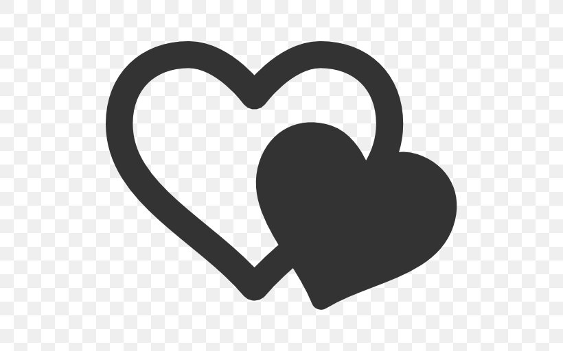 Heart Clip Art, PNG, 512x512px, Heart, Black And White, Love, Monochrome Photography, User Interface Download Free