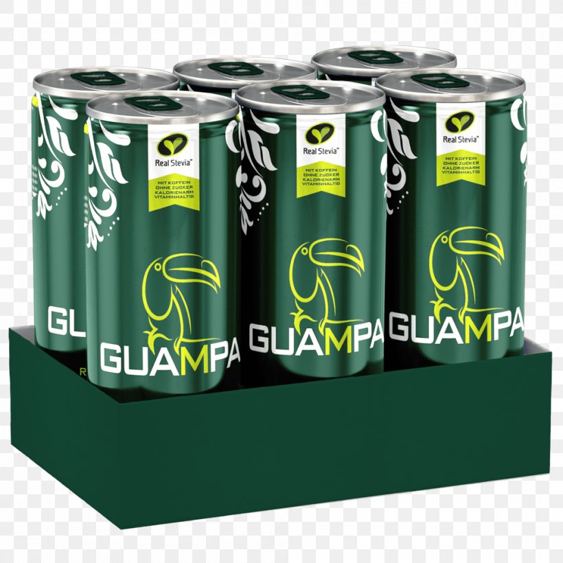 Energy Drink GUAMPA Energy Taurine Sugar Substitute, PNG, 1000x1000px, Energy Drink, Aluminium, Aluminum Can, Cylinder, Energy Download Free