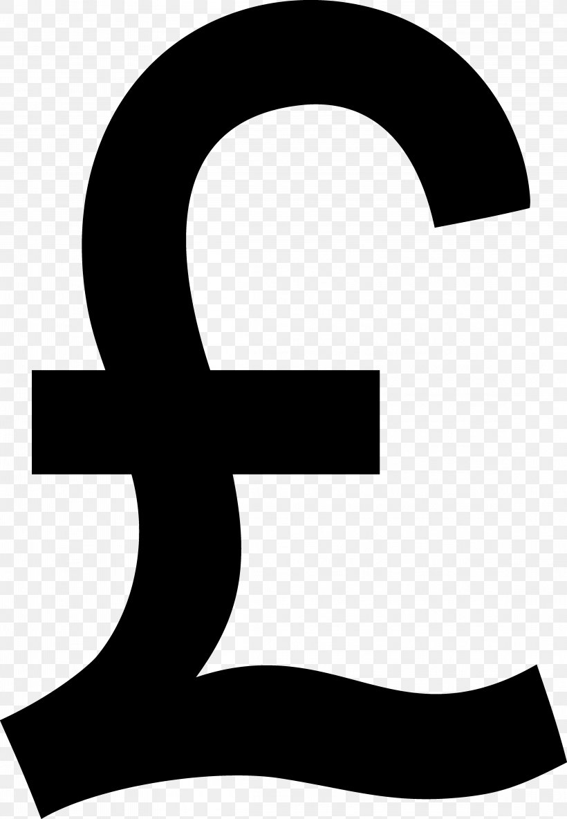 Pound Sign Pound Sterling Number Sign Clip Art, PNG, 4579x6613px, Pound Sign, Area, Banknote, Black And White, Currency Symbol Download Free