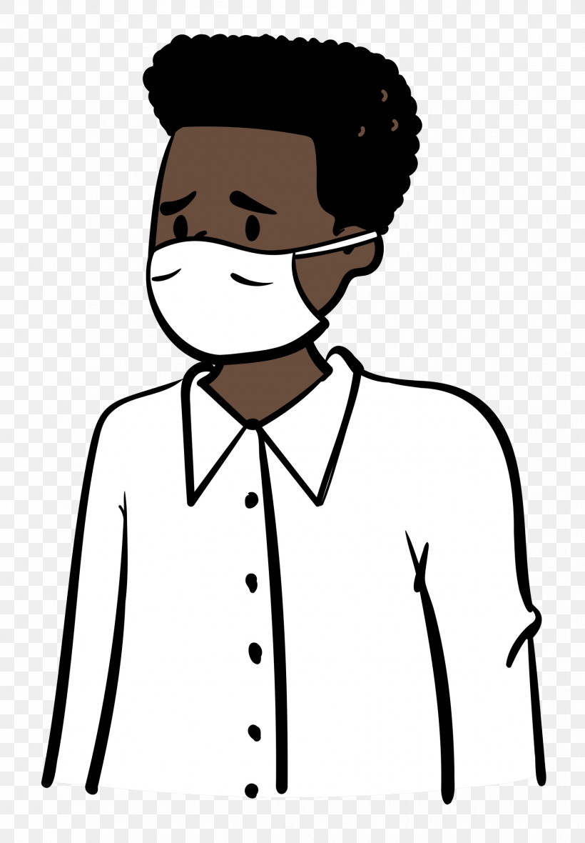 Man Medical Mask Coronavirus, PNG, 1736x2500px, Man, Cartoon, Coronavirus, Face, Forehead Download Free