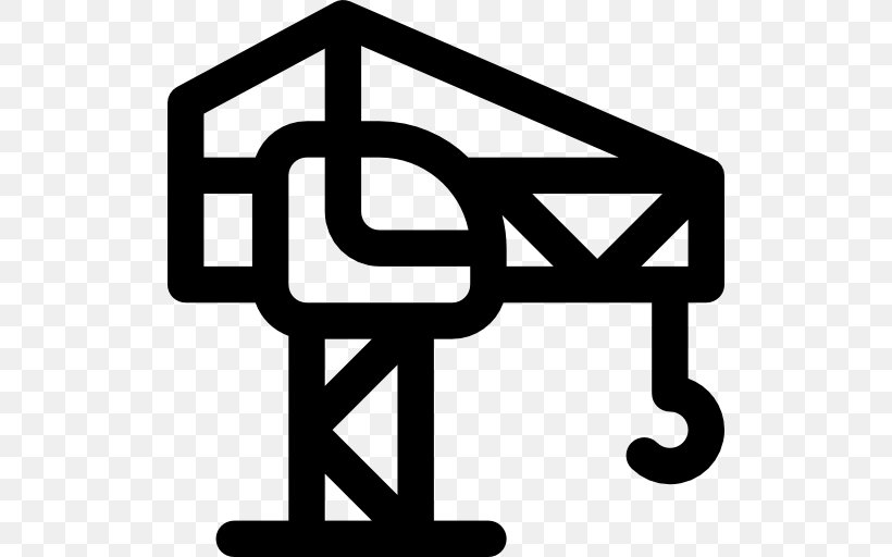 Mobile Crane Clip Art, PNG, 512x512px, Crane, Architectural Engineering, Area, Black And White, Brand Download Free