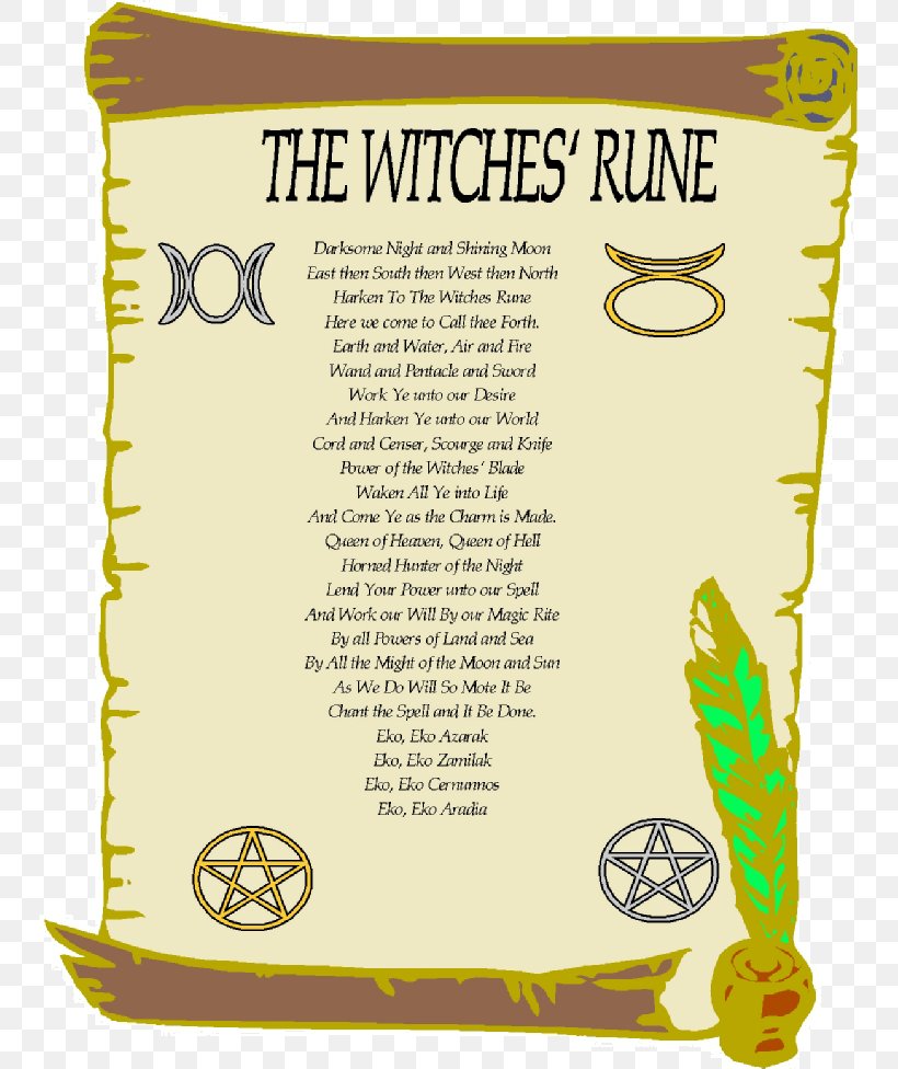 Wiccan Rede Witchcraft Poetry Paganism, PNG, 747x976px, Wiccan Rede, Area, Com, Eclecticism, Goddess Download Free