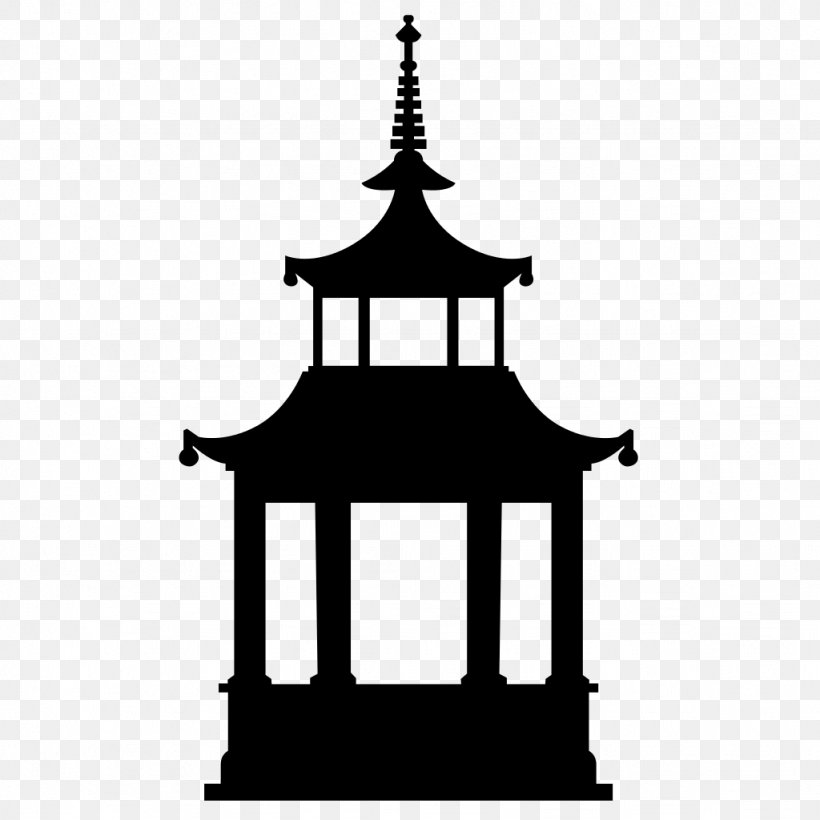 Buddhist Temple Buddhism Clip Art, PNG, 1024x1024px, Temple, Artwork, Black, Black And White, Buddharupa Download Free