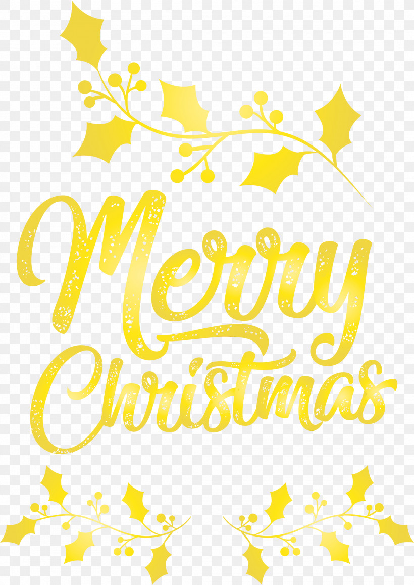 Leaf Calligraphy Yellow Tree Meter, PNG, 2124x3000px, Merry Christmas, Calligraphy, Happiness, Leaf, M Download Free
