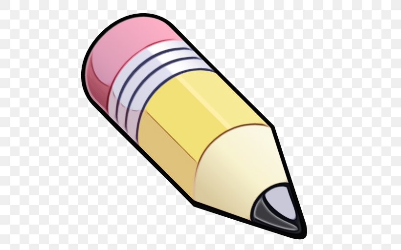 Pencil Cartoon, PNG, 512x512px, Yellow, Cone, Pencil Download Free